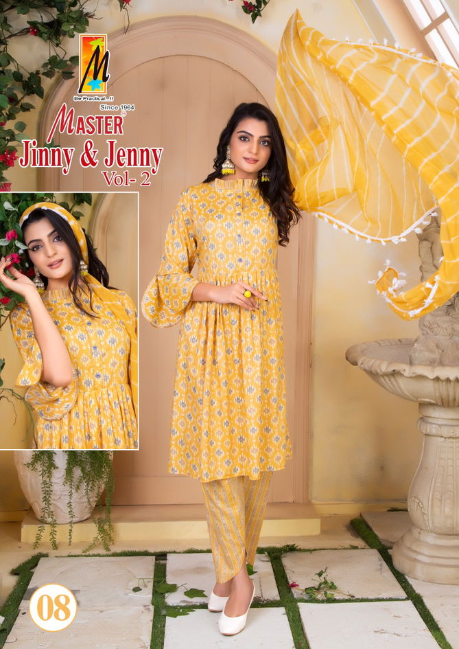 Master Jinny And Jenny Vol 2 Tunic Style Designer Wholesale Readymade Catalog